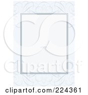 Royalty Free RF Clipart Illustration Of A Swirl Invitation Template With Copyspace 11