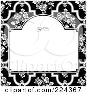 Poster, Art Print Of Floral Invitation Template With Copyspace - 34