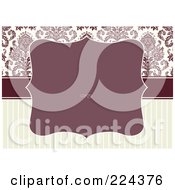 Poster, Art Print Of Floral Invitation Template With Copyspace - 40