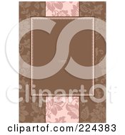 Poster, Art Print Of Floral Invitation Template With Copyspace - 38
