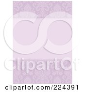 Poster, Art Print Of Floral Invitation Template With Copyspace - 24