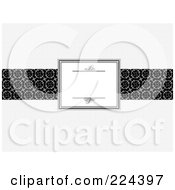 Royalty Free RF Clipart Illustration Of An Invitation Template With Copyspace 36