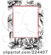 Poster, Art Print Of Floral Invitation Template With Copyspace - 42