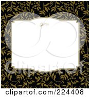 Poster, Art Print Of Floral Invitation Template With Copyspace - 35