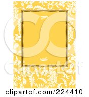 Poster, Art Print Of Yellow Wheat Invitation With Copyspace