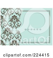 Poster, Art Print Of Floral Invitation Template With Copyspace - 31