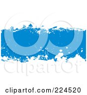 Poster, Art Print Of Blue And White Grunge Background
