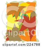 Poster, Art Print Of Colorful Autumn Leaves Piled