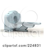 Royalty Free RF Clipart Illustration Of A 3d Cat Scan Machine 7