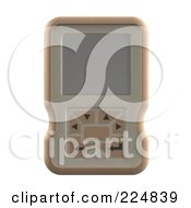 Royalty Free RF Clipart Illustration Of A 3d Engine Analyzer Or Cell Phone 3