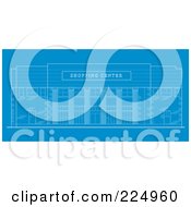 Royalty Free RF Clipart Illustration Of A Strip Mall Facade Building Sketch 2