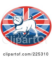 Poster, Art Print Of British Bulldog Logo