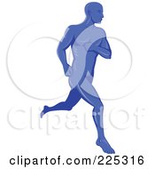 Poster, Art Print Of Running Male Logo