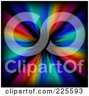 Poster, Art Print Of Colorful Tunnel Or Burst Background