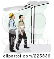 Poster, Art Print Of Inspectors Checking Out A Building