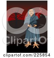 Poster, Art Print Of Mexican Witch