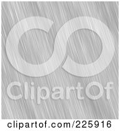Royalty Free RF Clipart Illustration Of A Seamless Diagonal Brushed Metal Background