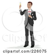 Poster, Art Print Of Man Making A Wedding Toast