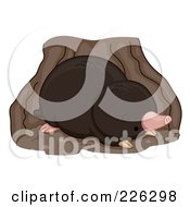 Cute Mole In A Den