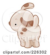 Poster, Art Print Of Cute Puppy Dog Looking Back