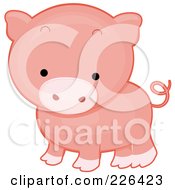 Poster, Art Print Of Cute Piggy