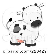 Poster, Art Print Of Cute Cow
