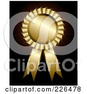 Golden Award Ribbon by TA Images