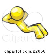 Poster, Art Print Of Yellow Man Doing Sit Ups While Strength Training