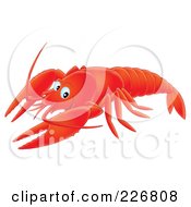 Poster, Art Print Of Airbrushed Lobster
