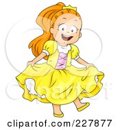 Poster, Art Print Of Halloween Girl In A Princess Costume