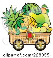 Poster, Art Print Of Fruit Cart