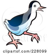 Royalty Free RF Clipart Illustration Of A Baby Water Hen 1