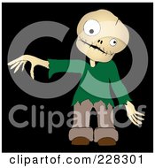 Poster, Art Print Of Zombie Boy Holding Out A Hand