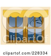 Poster, Art Print Of Window With Mountain Views