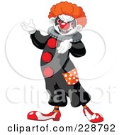 Poster, Art Print Of Creepy Clown Presenting