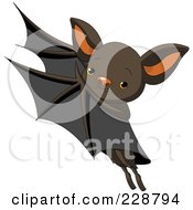 Poster, Art Print Of Cute Flying Bat