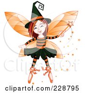 Poster, Art Print Of Halloween Witch Fairy Girl