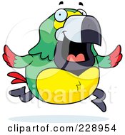 Poster, Art Print Of Parrot Running
