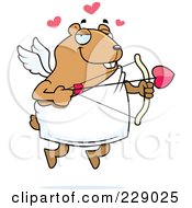 Poster, Art Print Of Hamster Cupid