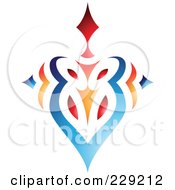 Royalty Free RF Clipart Illustration Of A Vibrant Colorful Abstract Logo Icon 4