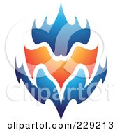 Royalty Free RF Clipart Illustration Of A Vibrant Colorful Abstract Logo Icon 6
