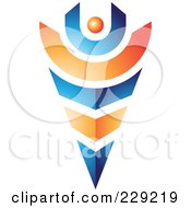 Royalty Free RF Clipart Illustration Of A Vibrant Colorful Abstract Logo Icon 7