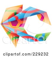 Royalty Free RF Clipart Illustration Of An Abstract Colorful Logo Icon 3
