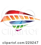 Royalty Free RF Clipart Illustration Of A Vibrant Colorful Abstract Logo Icon 8