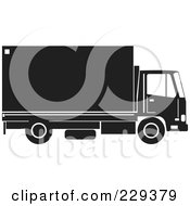 Poster, Art Print Of Delivery Truck Logo - 3
