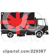 Poster, Art Print Of Delivery Truck Logo - 2