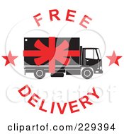 Poster, Art Print Of Free Delivery Logo - 2