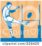 Poster, Art Print Of Rugby Player - 3