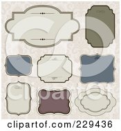 Royalty Free RF Clipart Illustration Of A Digital Collage Of Ornate Frames With Copyspace 2