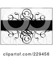 Poster, Art Print Of Swirl Invitation Background - 1